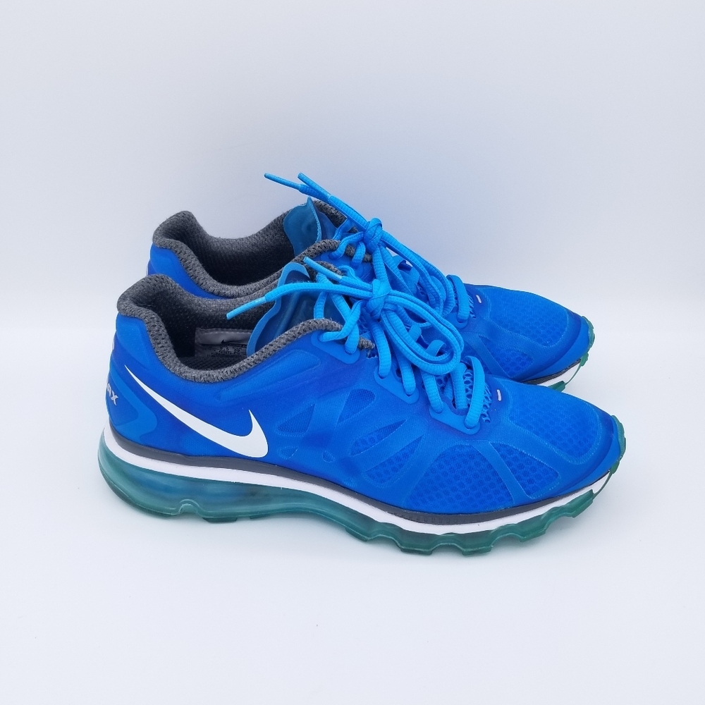 Nike Air Max Plus 2012 Blue Glow Womens Athletic Sneakers Blue Size 8